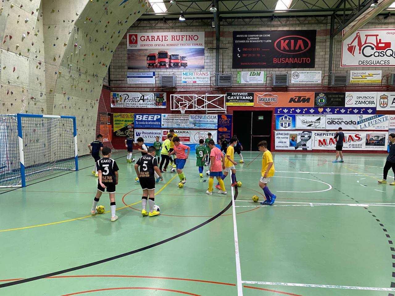 Jugadores alevines de Zamora y León