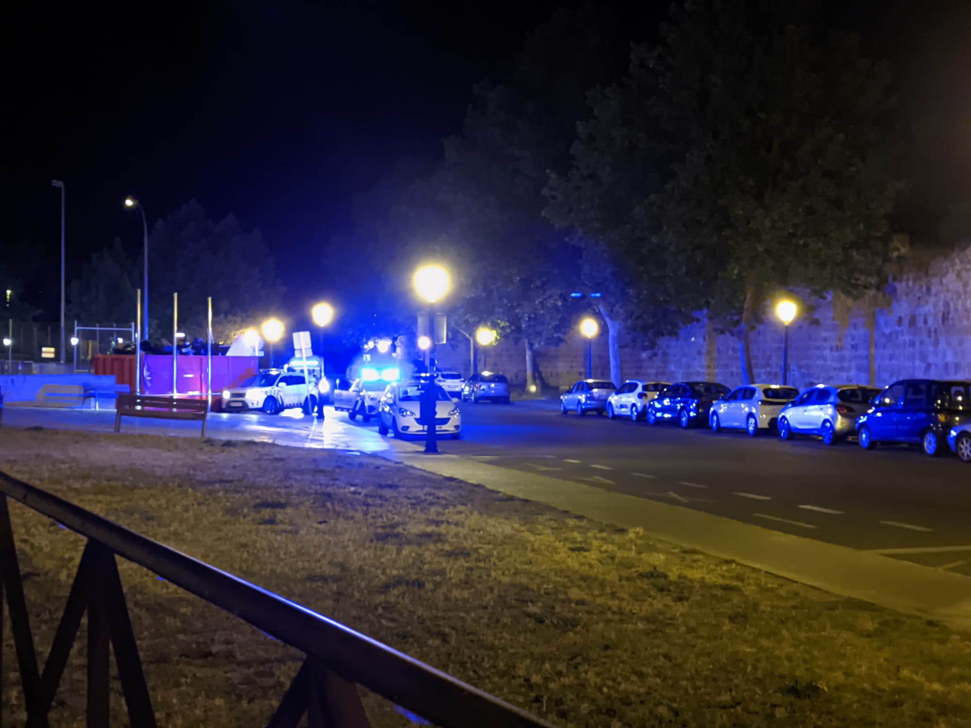 Policía Municipal en Puerta Nueva