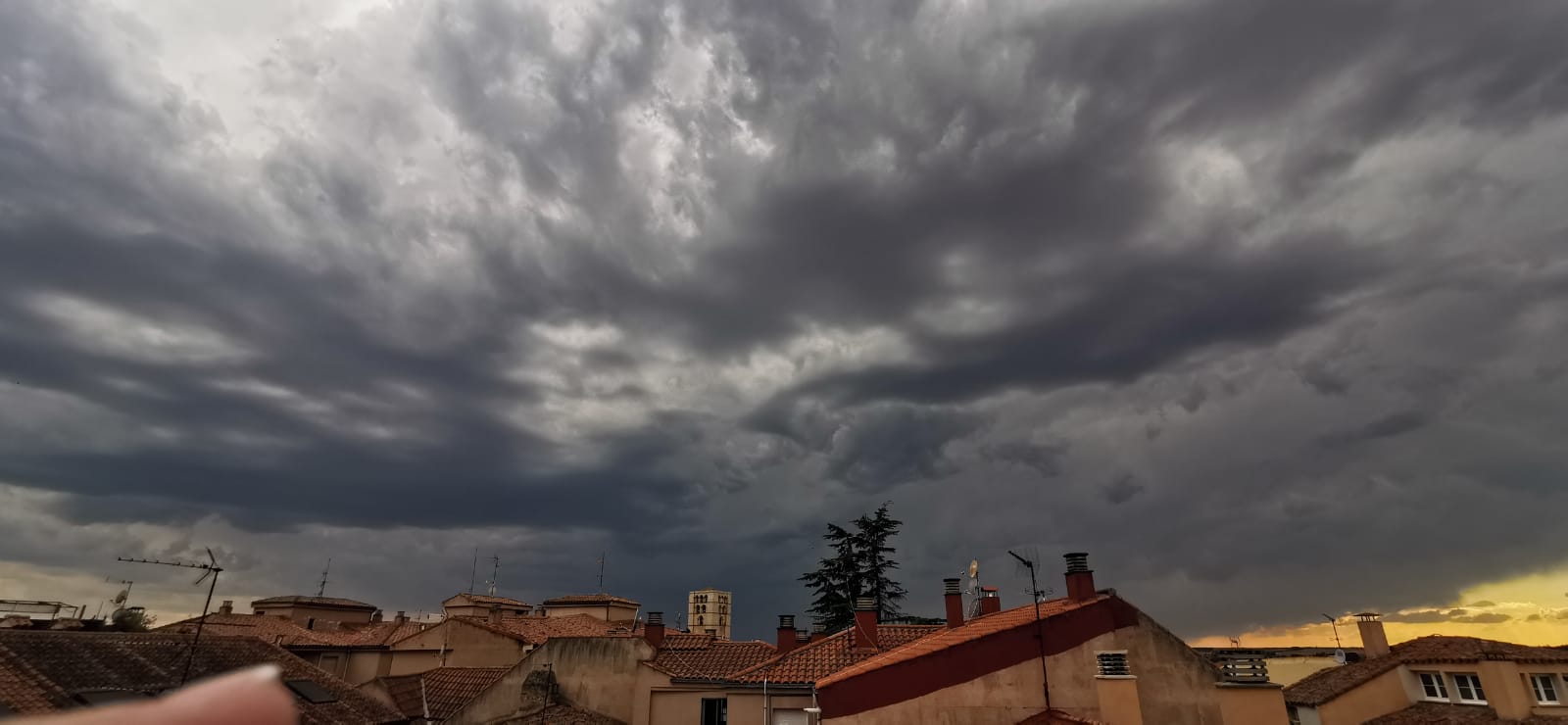 Tormenta en Zamora. Archivo