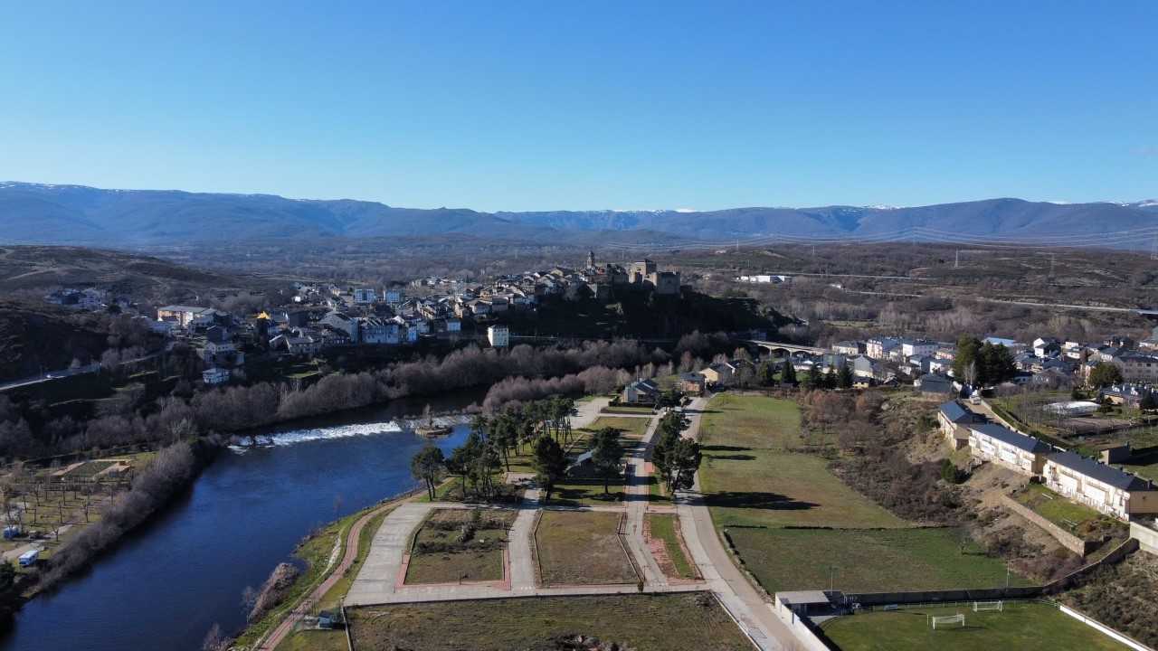 Vista aérea de Puebla de Sanabria