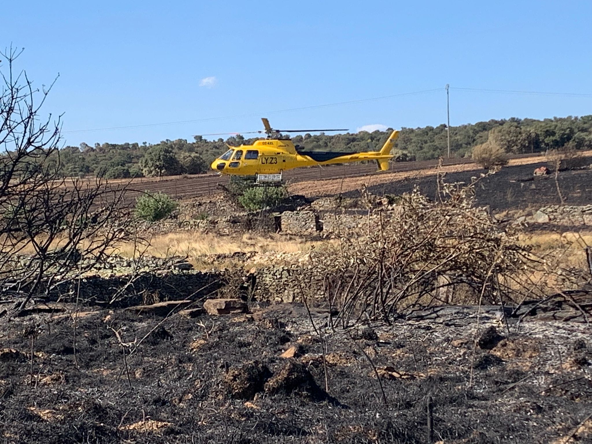 Incendio en Marquiz de Alba 8 FOTO RAFA LORENZO