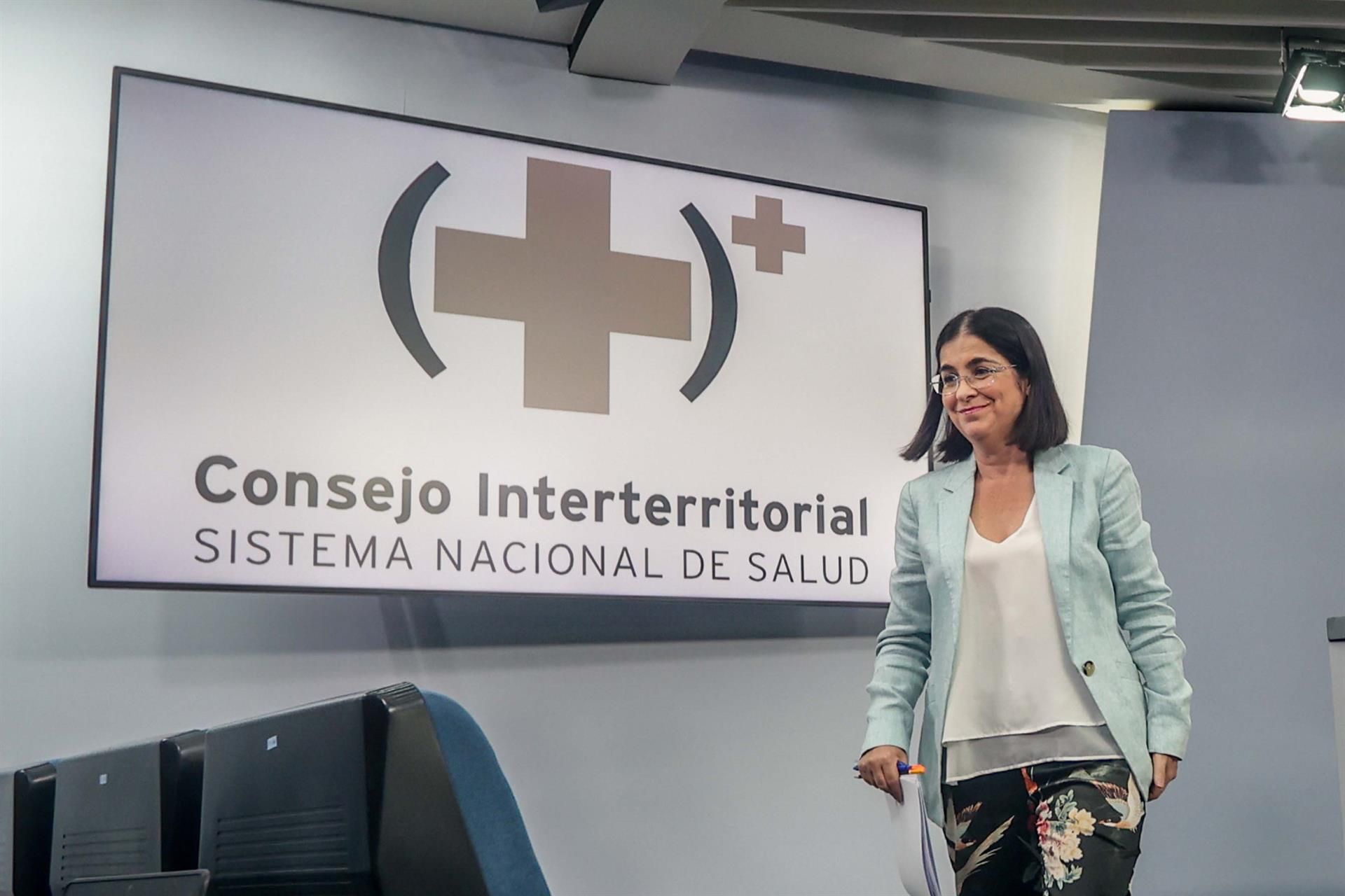 La ministra de Sanidad, Carolina Darias. EP