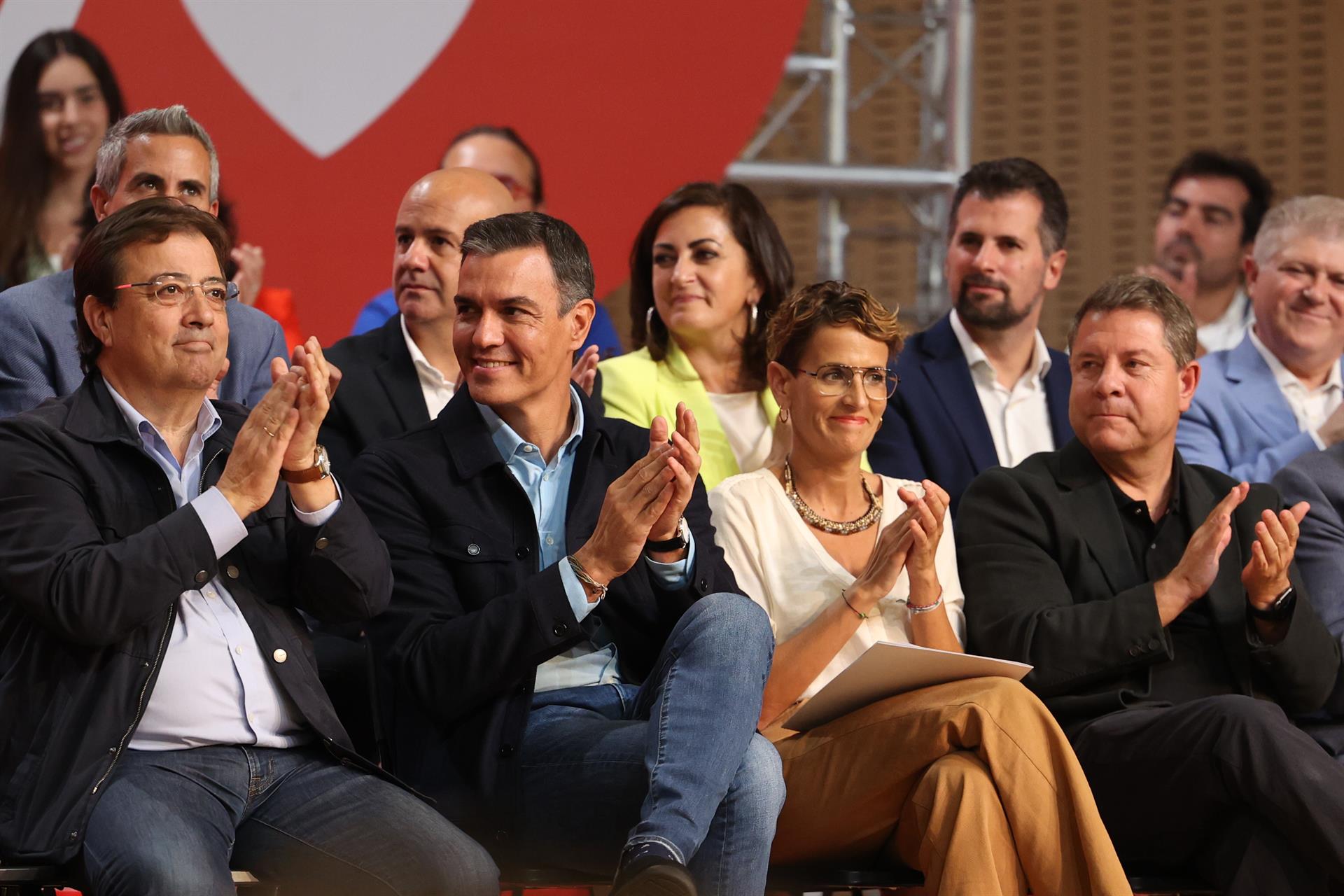 El presidente del Gobierno, Pedro Sánchez, en el Consejo Político Federal del PSOE. EP