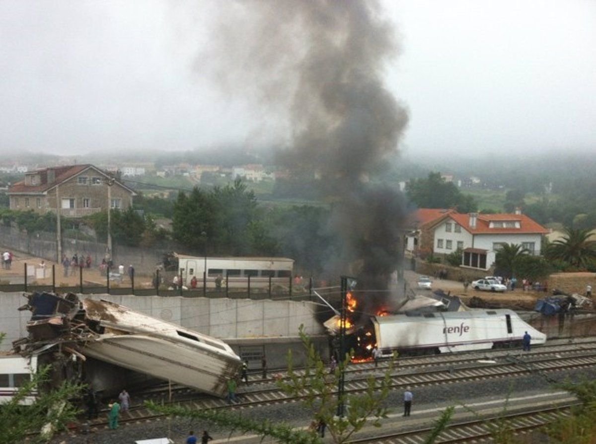 Imagen del accidente. EuropaPress