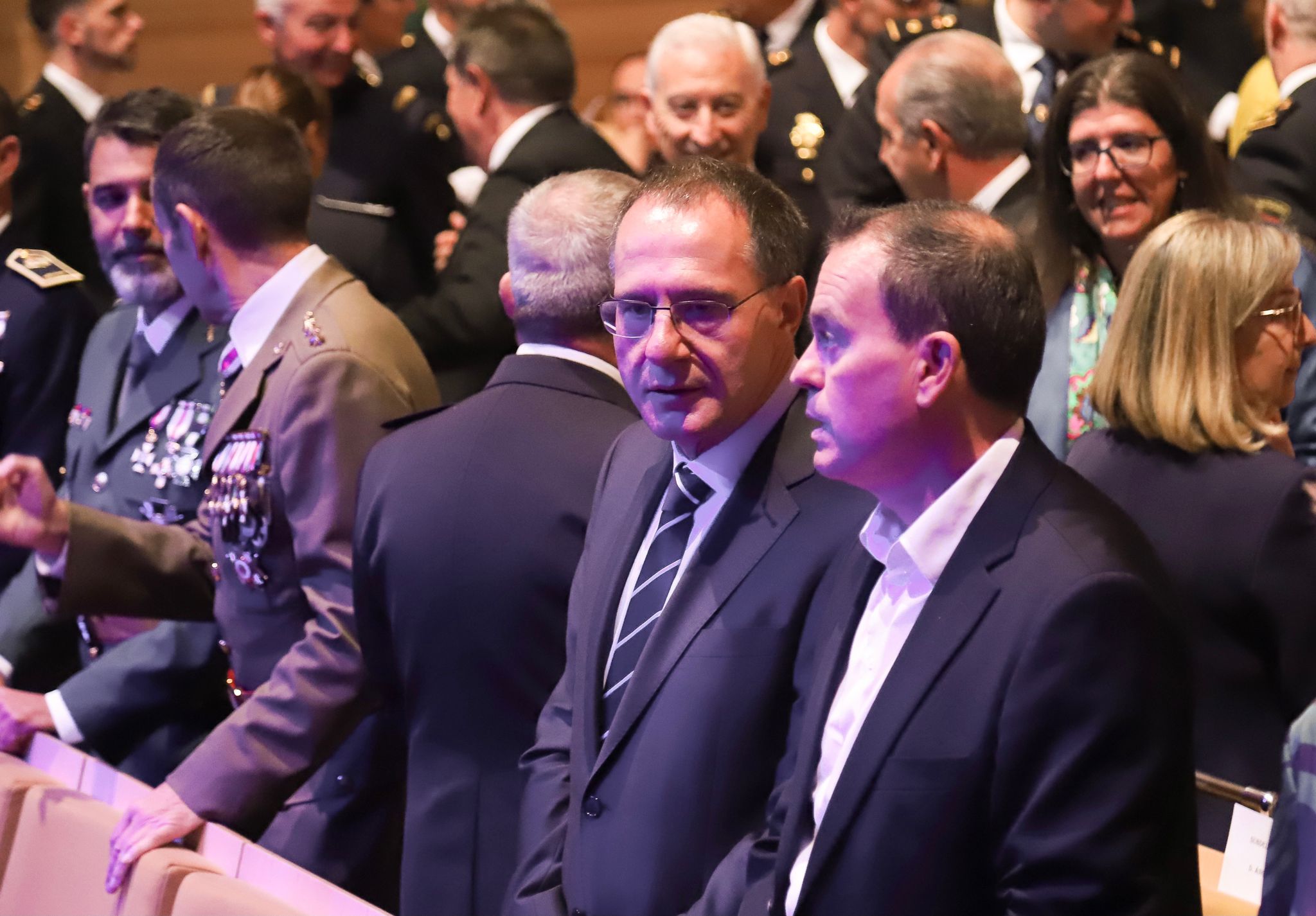 Ángel Blanco durante el acto de celebración de Los Ángeles Custodios en Zamora