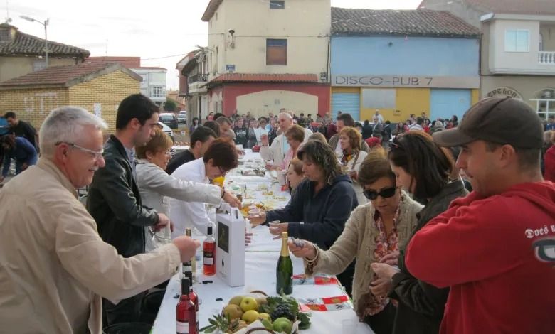 Una pasada edición de la pimentada en San Cristóbal de Entreviñas