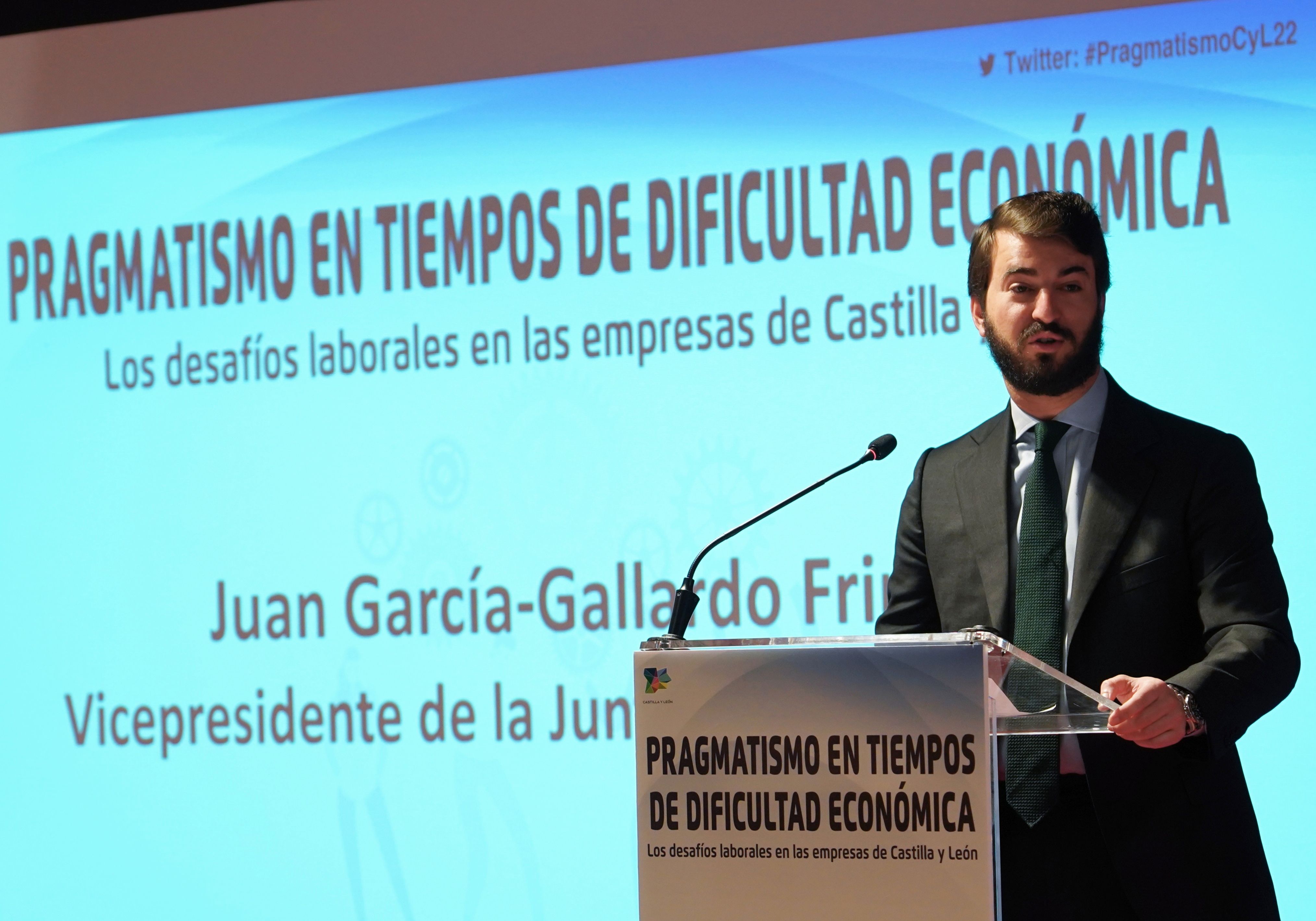 Juan García-Gallardo en su intervención 