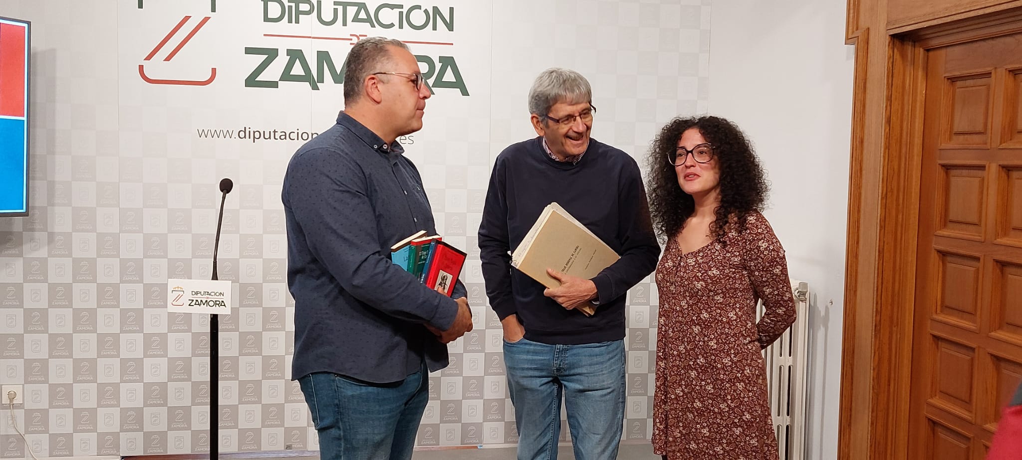 Presentación de las reediciones en la Diputación de Zamora