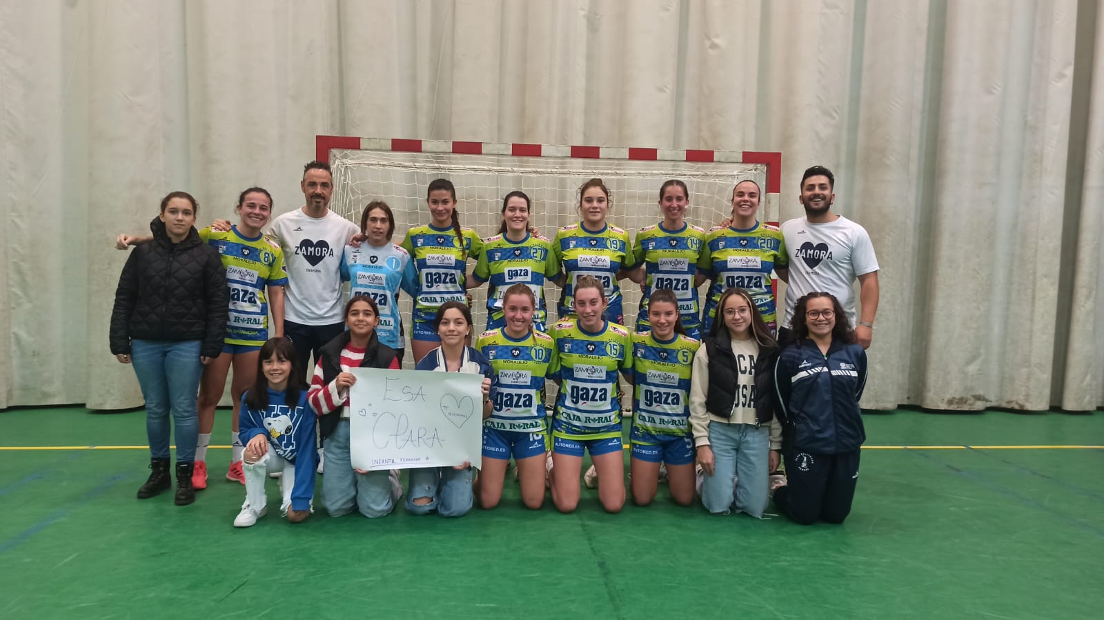 Primer equipo sénior femenino del Balonmano Zamora