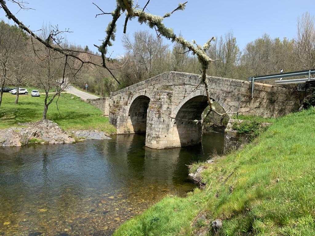 Estado actual del puente sobre el río Tula en Hermisende