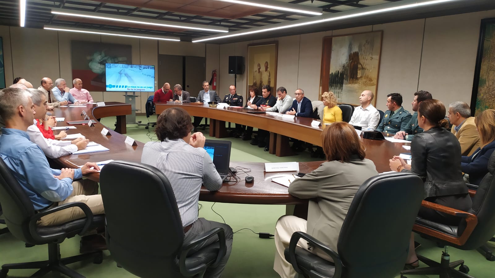 Reunión Campaña vialidad invernal de Zamora