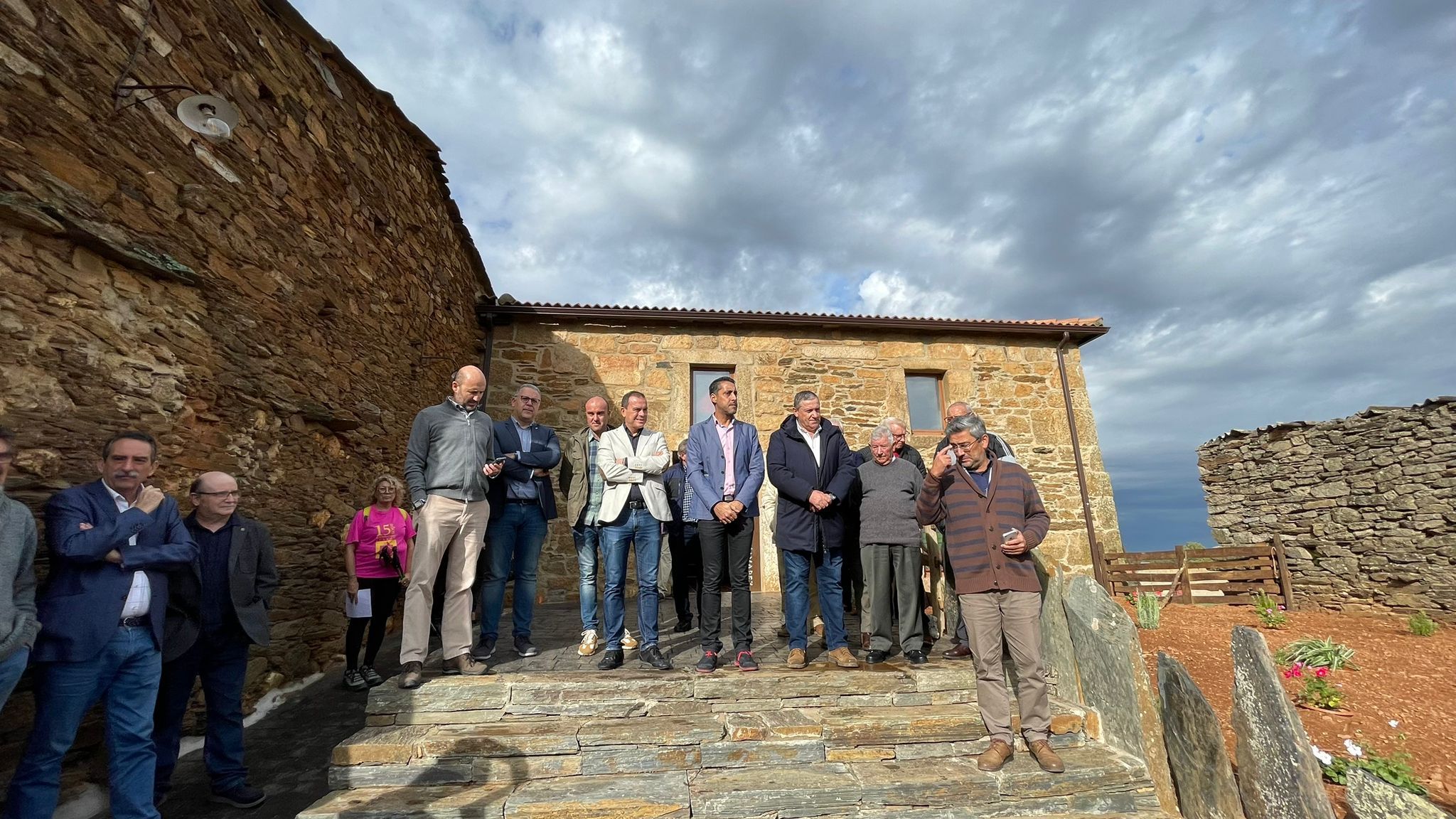 Foto de archivo de la inauguración de la Casa-Museo Antonio Álvarez.