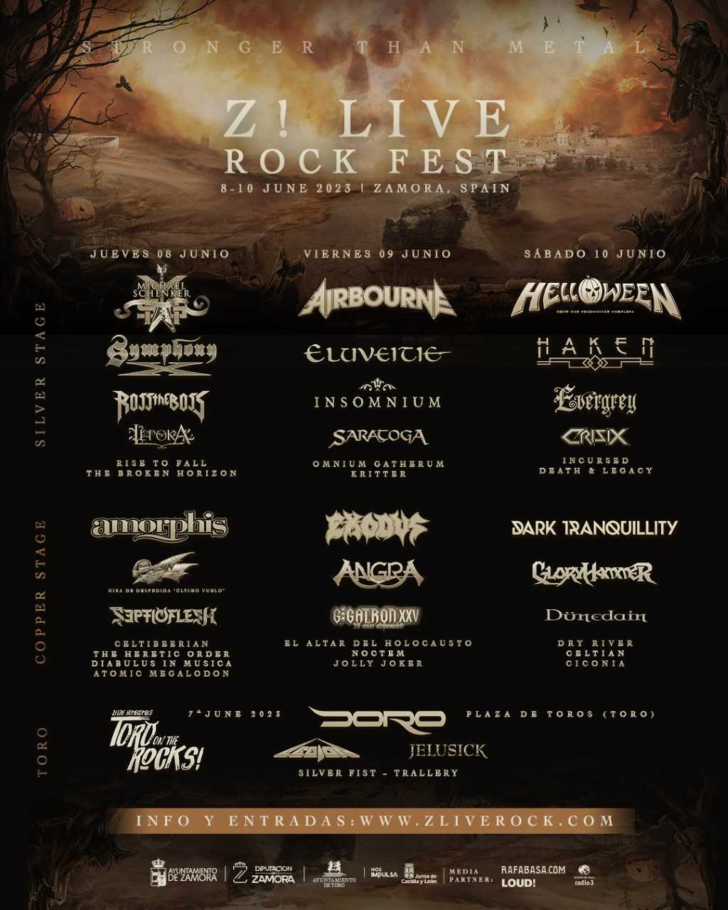 Cartel completo del Z! Live