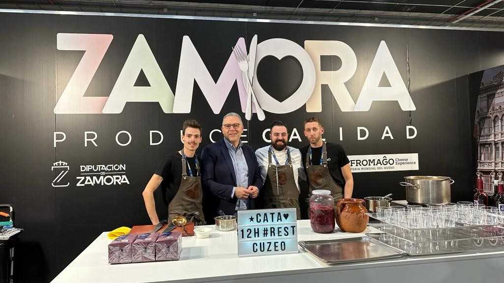 Jesús María Prada en el stand de Zamora en la Feria Madird Fusion