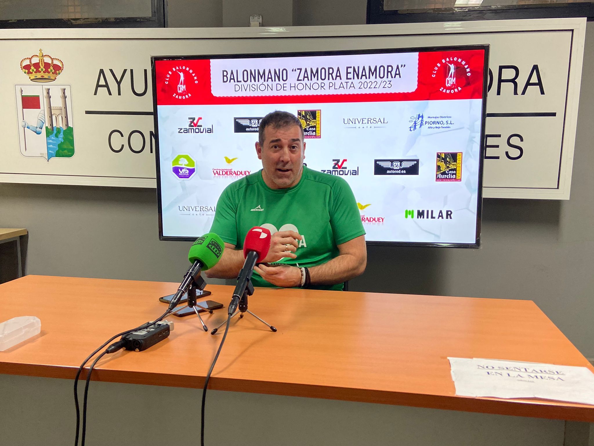 Fran González en rueda de prensa