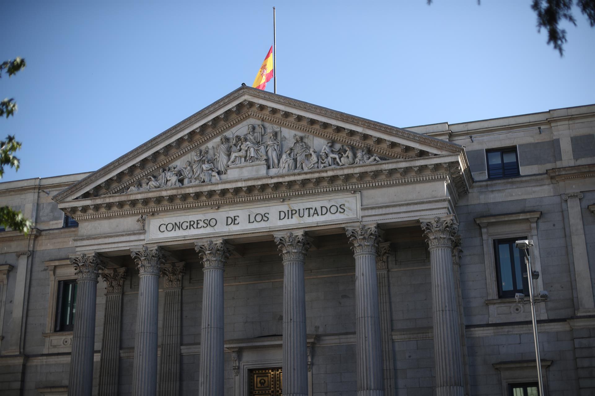 Fachada del Congreso de los Diputados. Archivo.