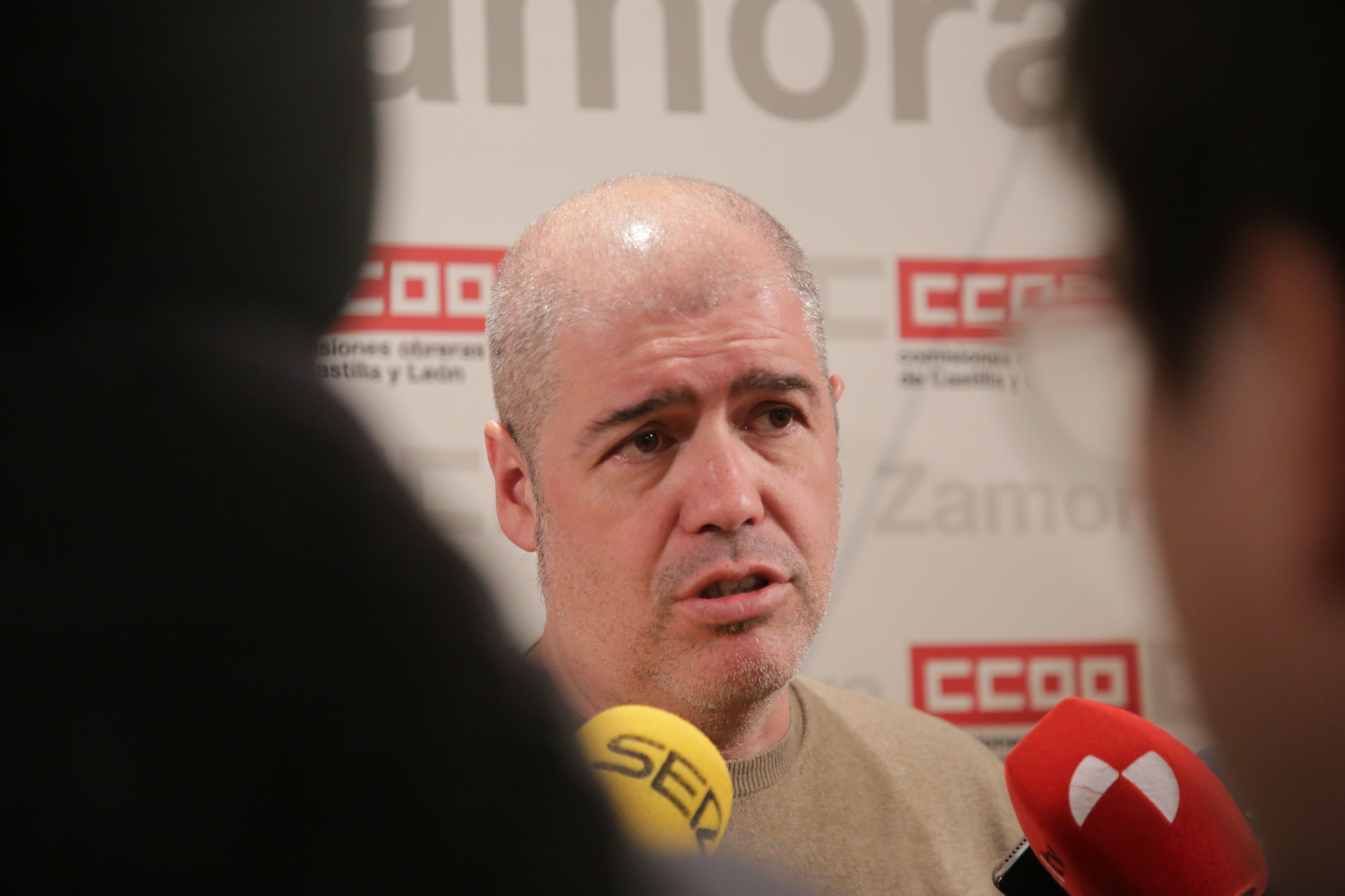 Unai Sordo; el secretario general de CCOO de Castilla y León. ICAL