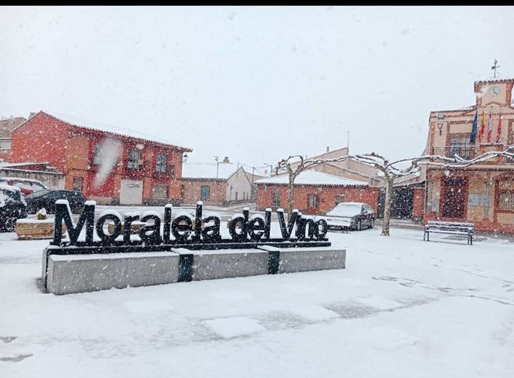 La nieve tiñe de blanco Zamora