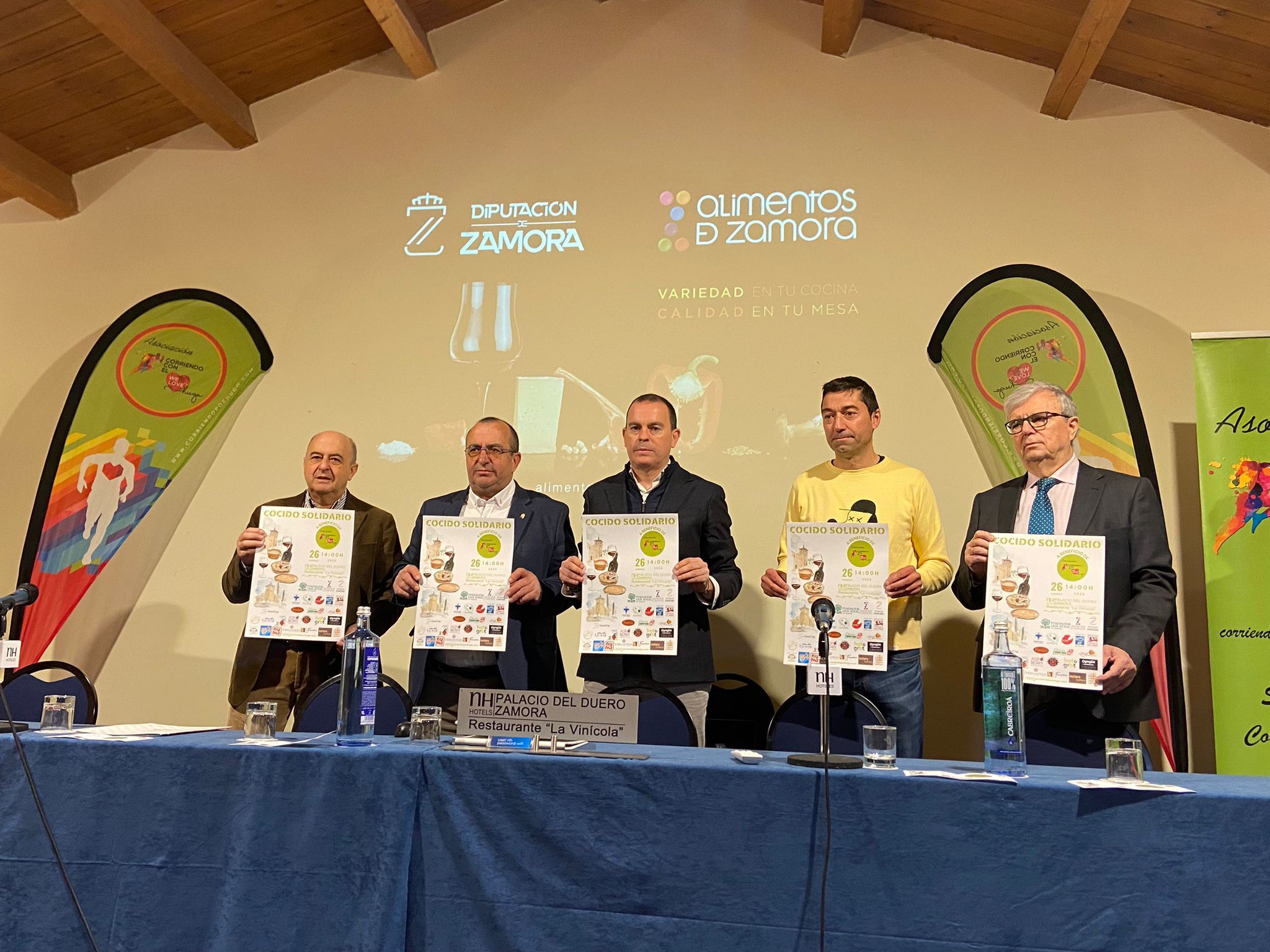 Presentación del IV Cocido solidario de la Asociación Corriendo con el Corazón por Hugo