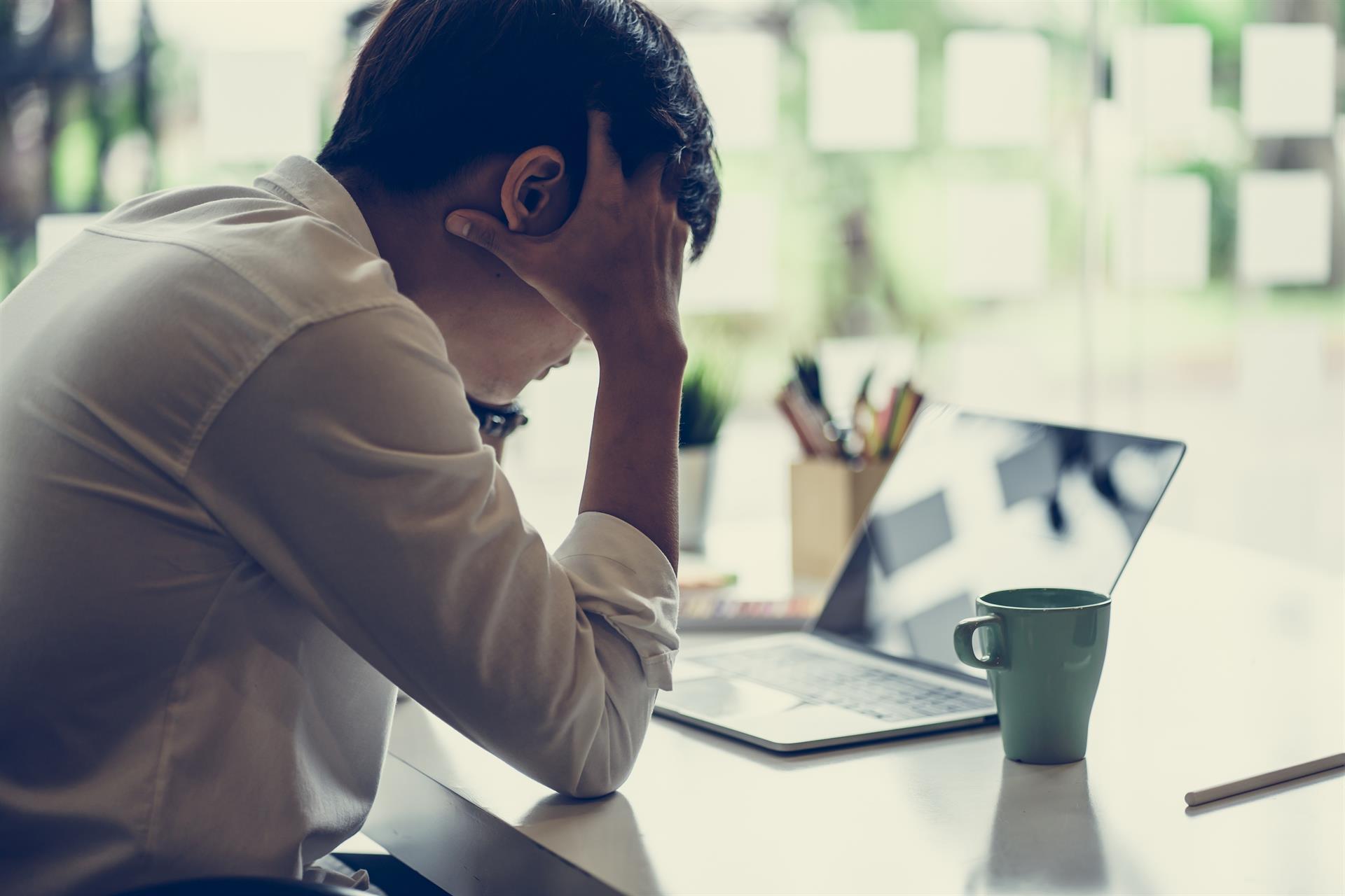 Teletrabajo, estrés, salud mental. KENJO. Archivo.