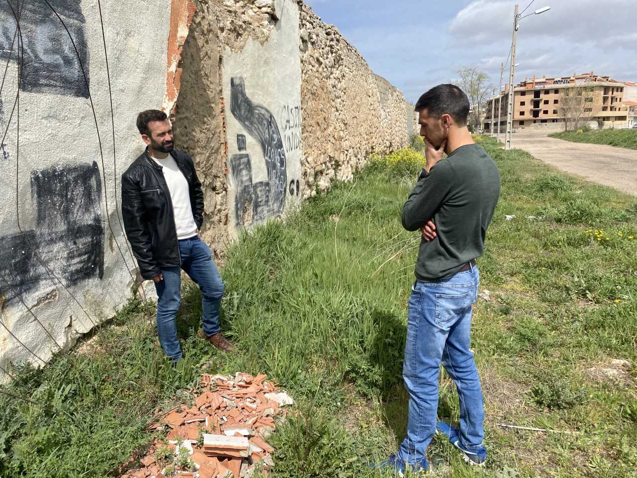 David Gago en la zona