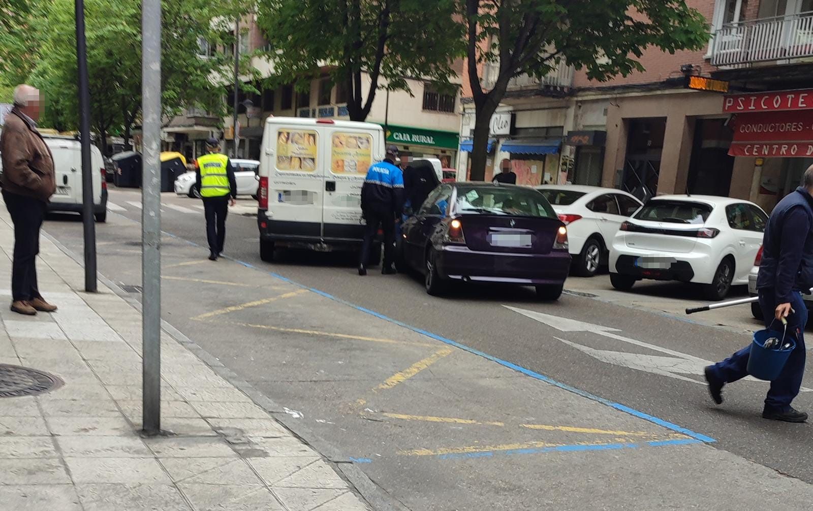 Colisión en Príncipe de Asturias (1)