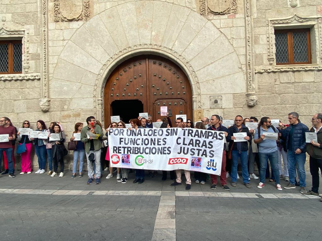 Los funcionarios de la Administración de Justicia de Zamora se manifiestan - Archivo