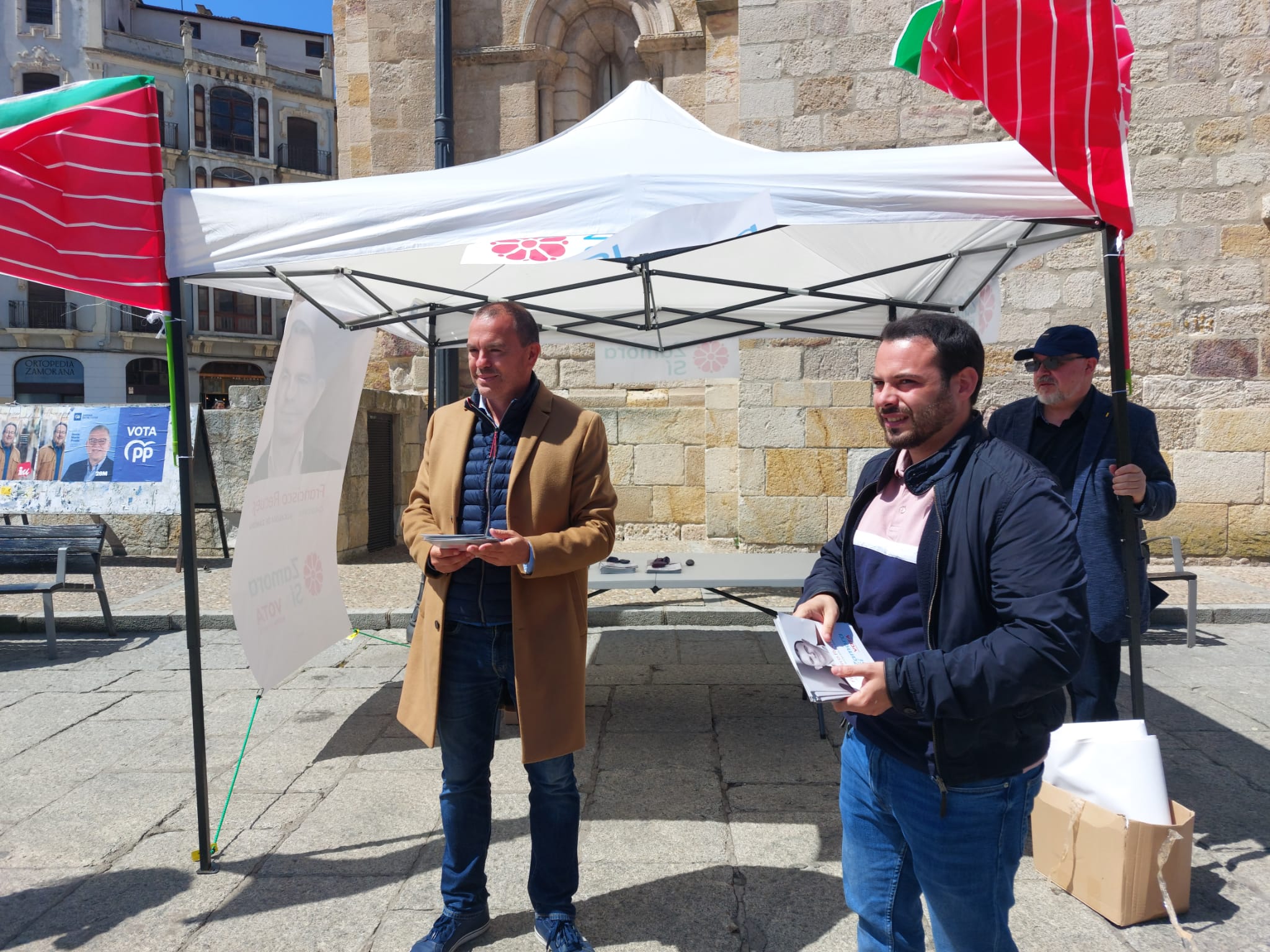 Requejo en la Plaza Mayor