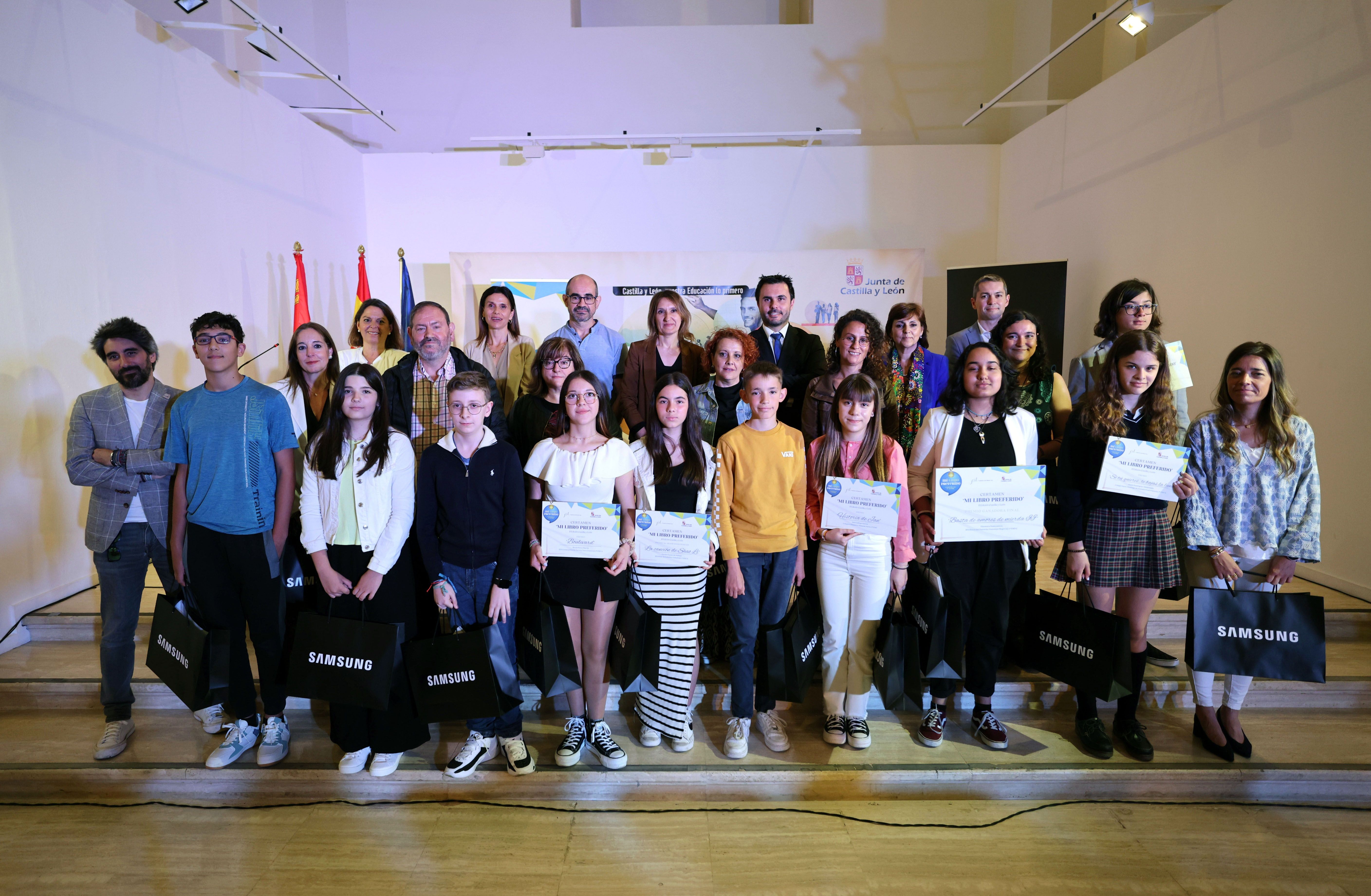 Entrega de premios de una edición del concurso ‘Mi libro preferido’. ICAL - Archivo.