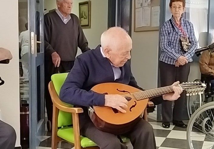 Antonio en su 104 cumpleaños