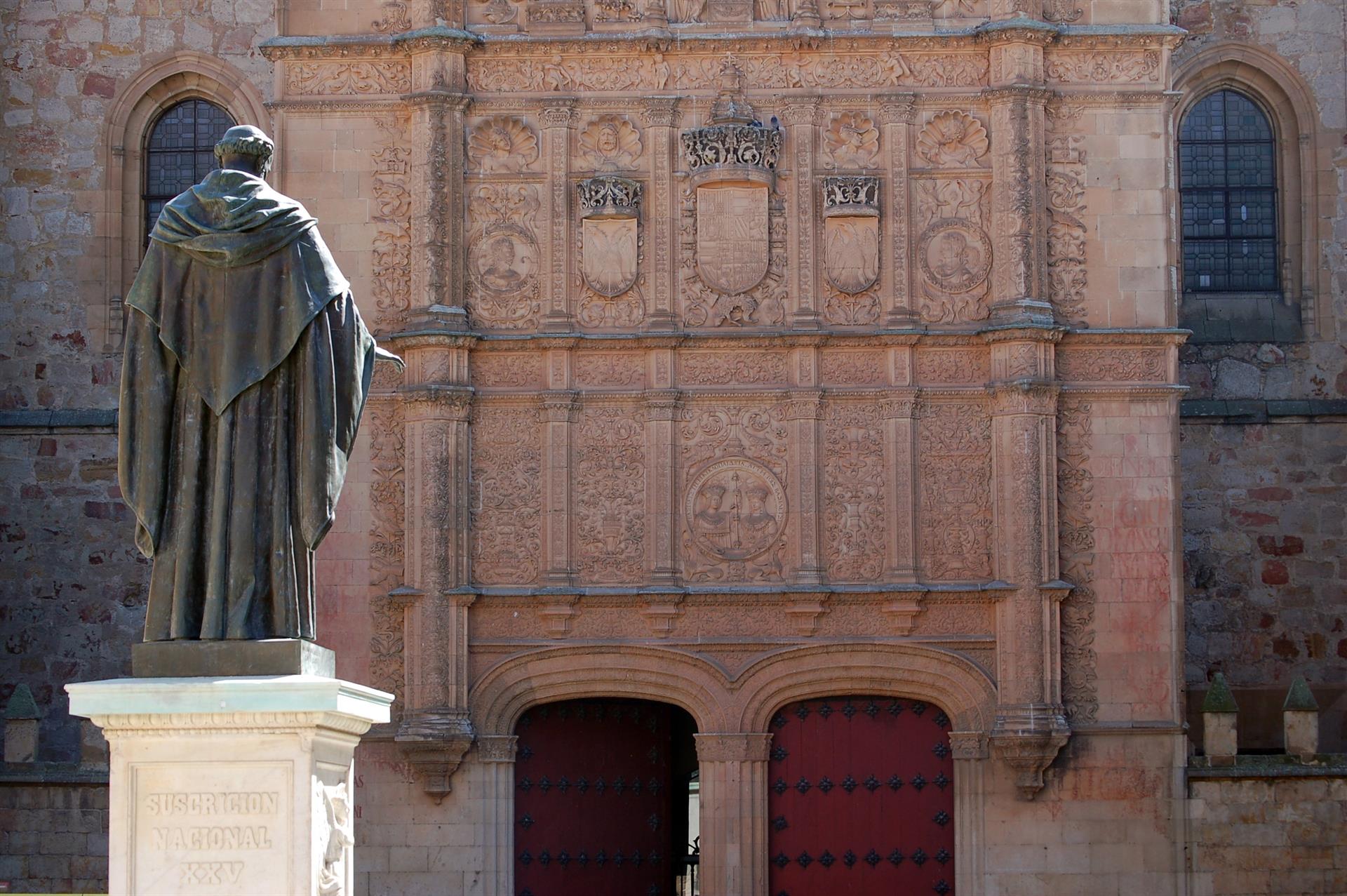 Fachada de la Universidad de Salamanca. USAL.