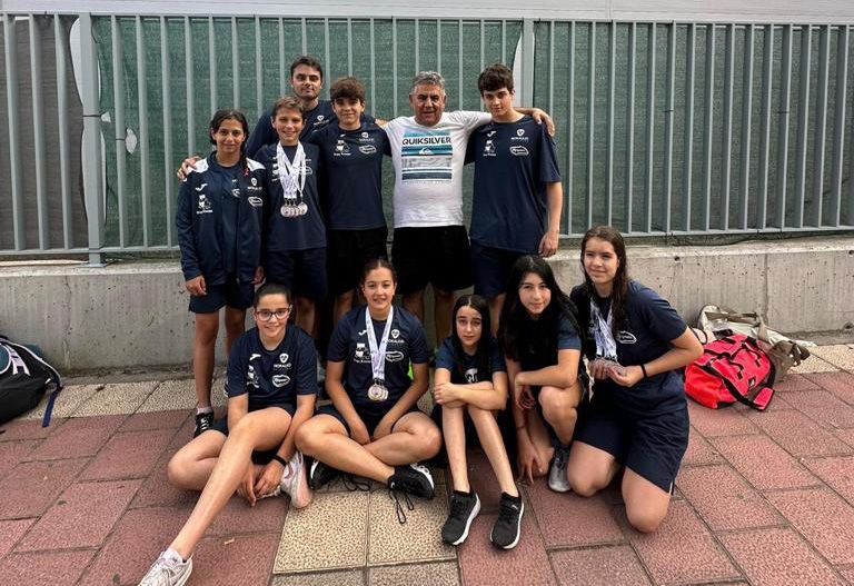 Los alevines del CD Natación San José Obrero en el Campeonato de CyL