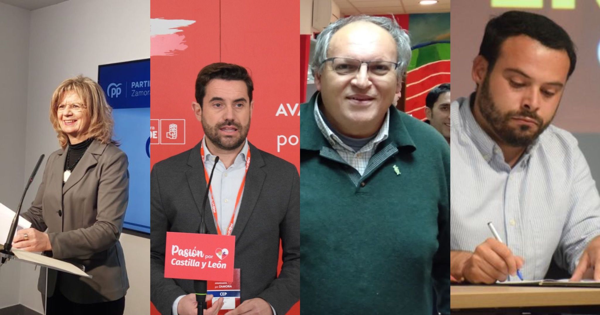 Algunos candidatos al Congreso por Zamora