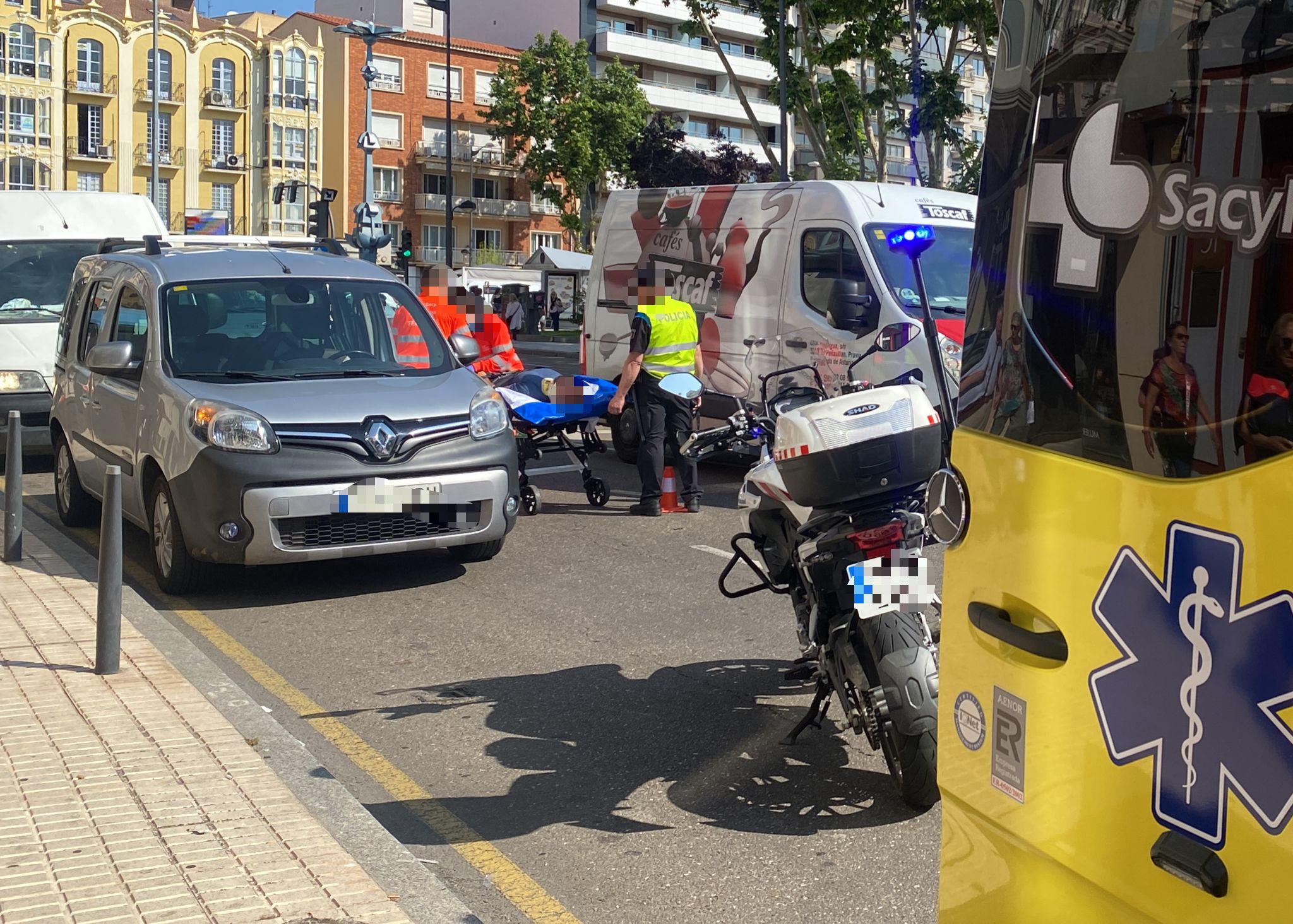 Accidente en la avenida Portugal