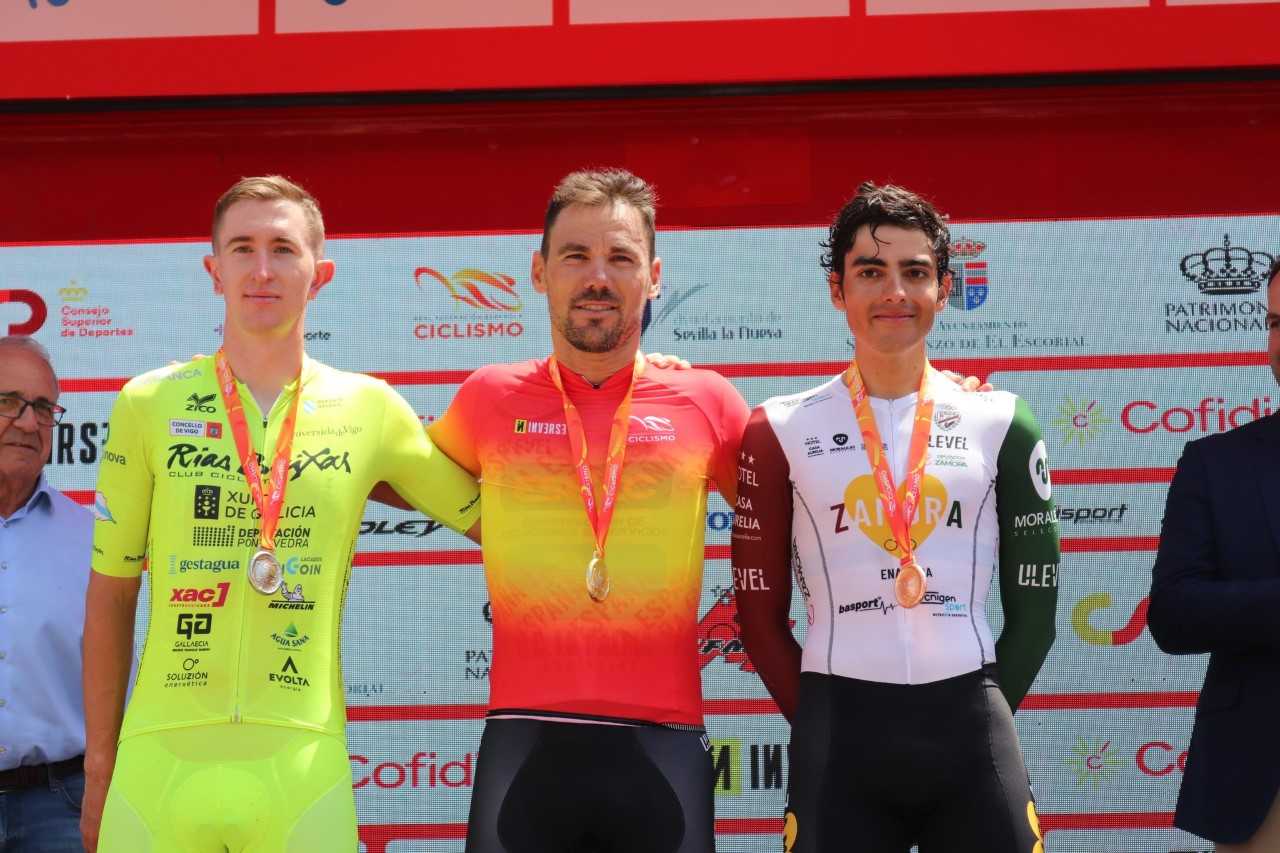 El ciclismo zamorano enamora el pódium de los campeonatos de España