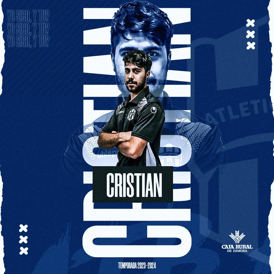 Cristian, jugador del Atlético Benavente