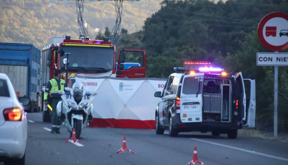 Fallece una mujer tras sufrir un grave accidente en Vallejera de Riofrío