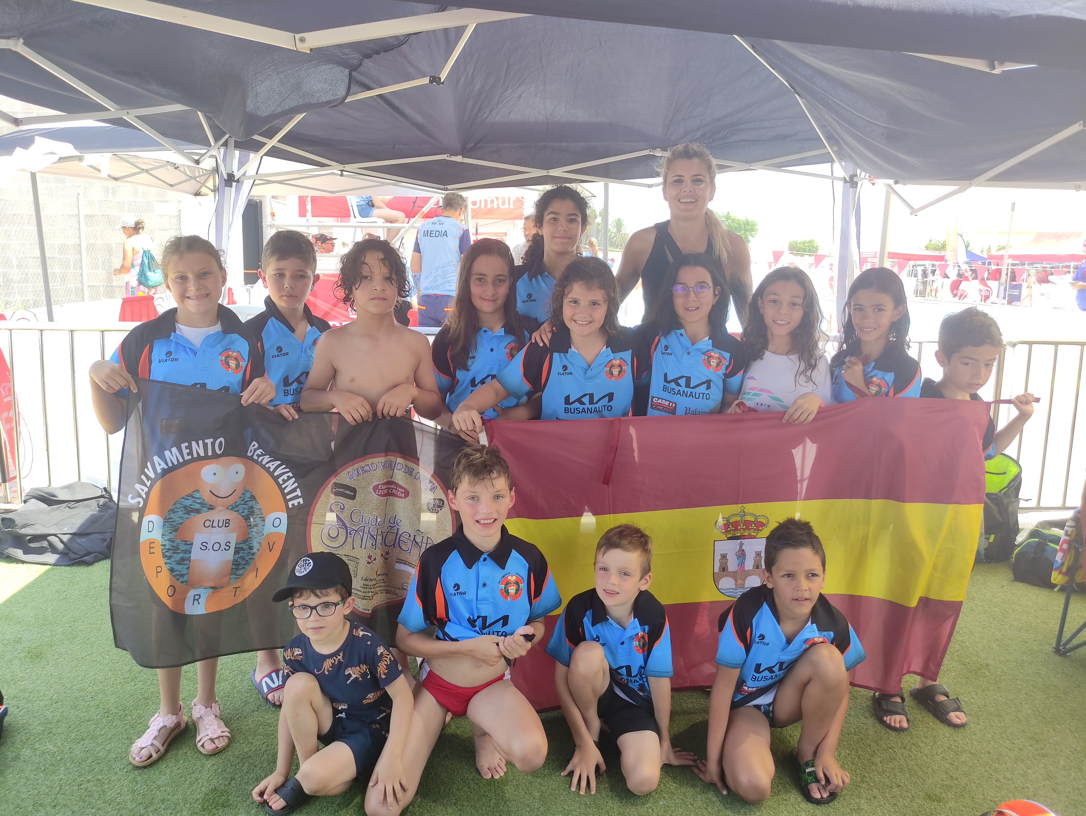 Club Salvamento Benavente en el Campeonato de España de benjamines y alevines