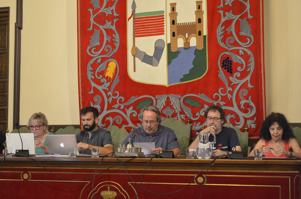 Pleno de la nueva legislatura en el Ayuntamiento de Zamora. Archivo