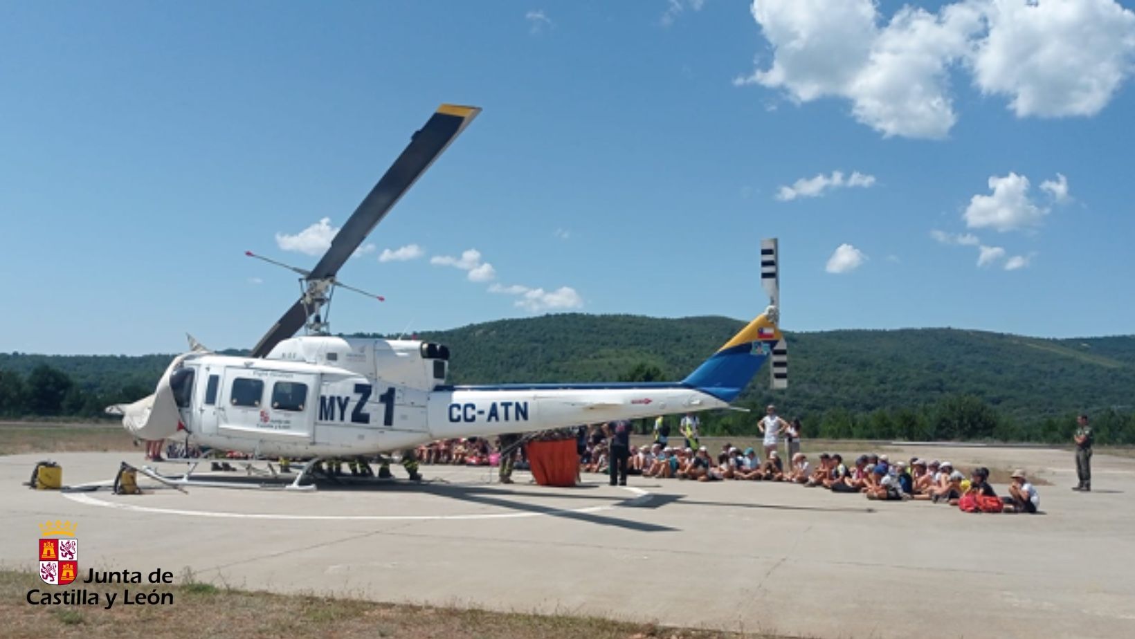 Campamentod e Doney en la base aérea de Rosinos 2