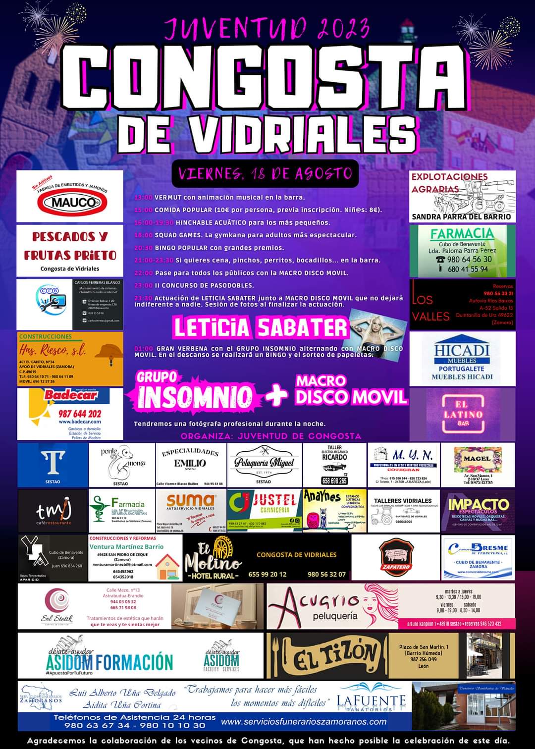 Cartel de Congosta de Vidriales