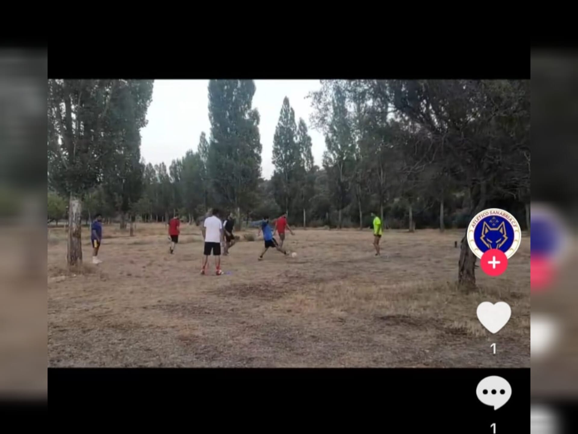 Entrenamiento del Atlético Sanabria