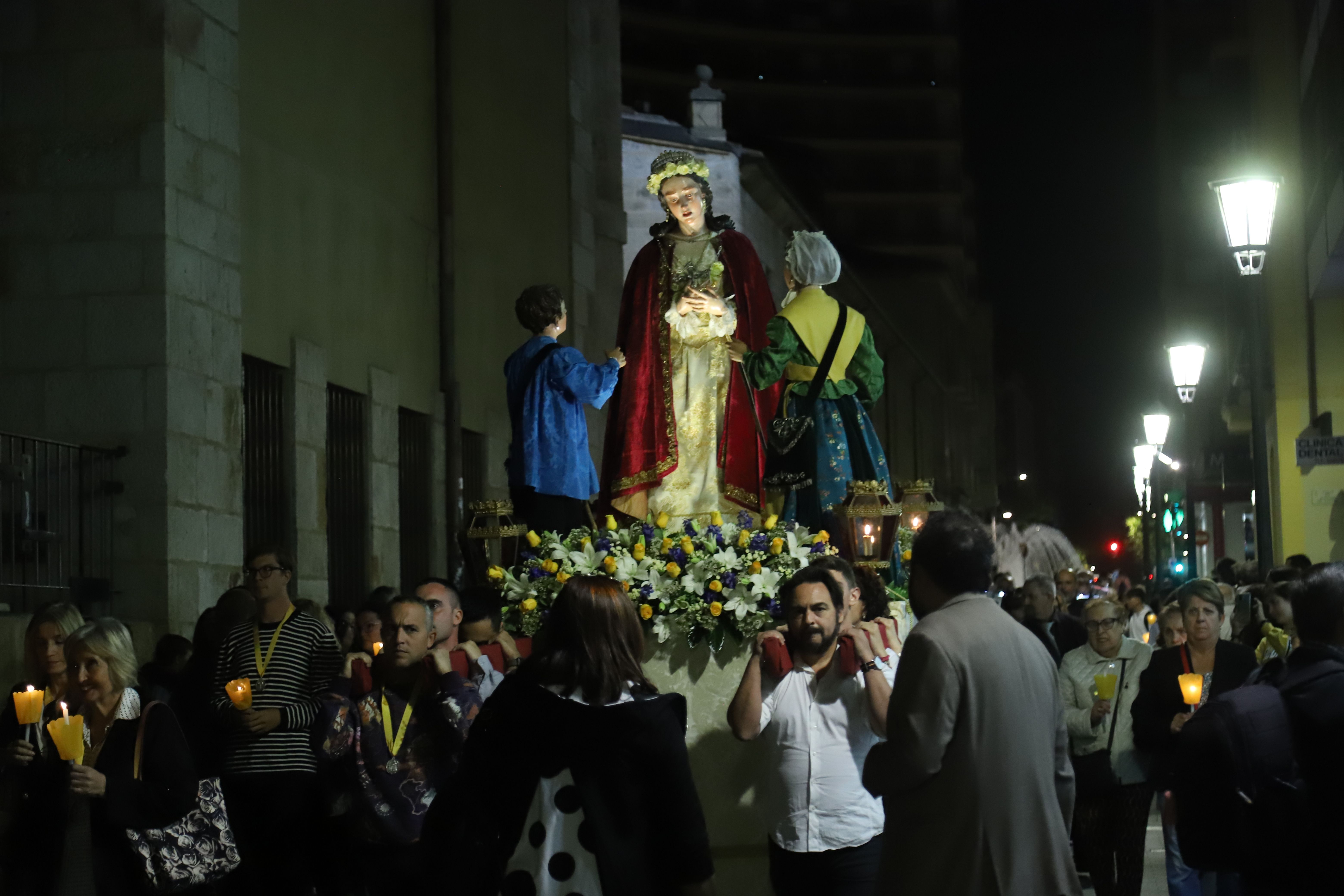 Procesión de la Virgen de la Saleta. Archivo.