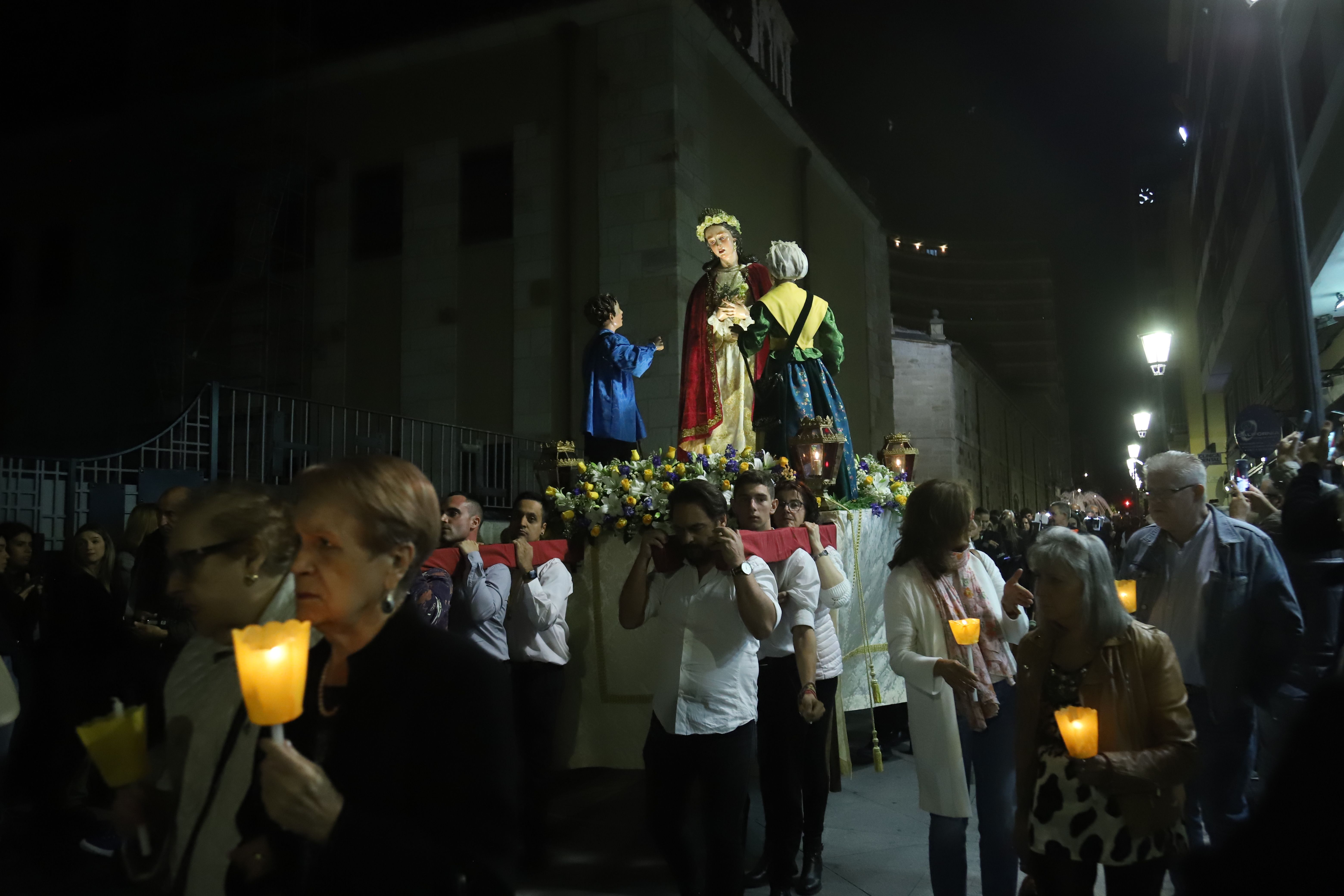 Procesión de la Virgen de la Saleta 