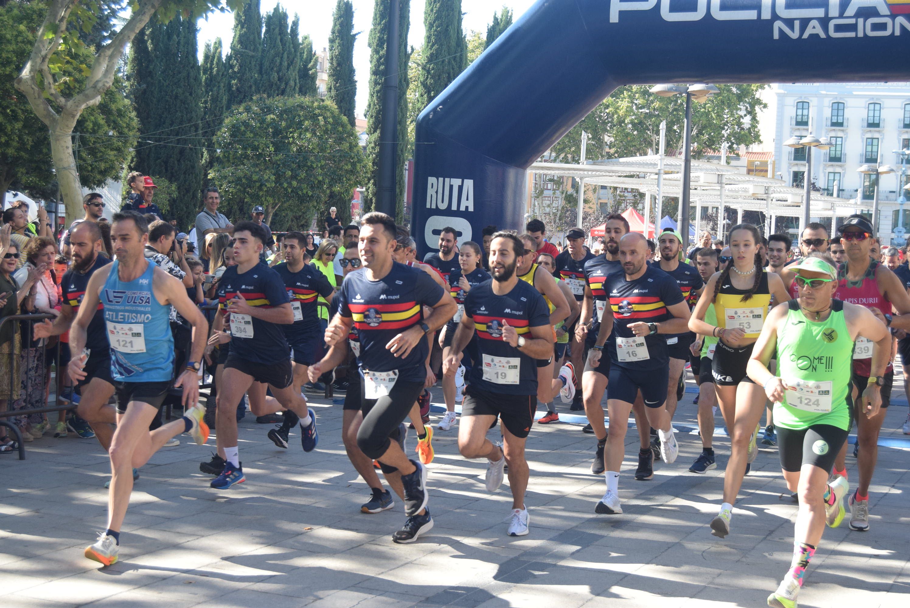 Carrera Solidaria Ruta 091 Policía Nacional celebrada en años anteriores. Archivo.