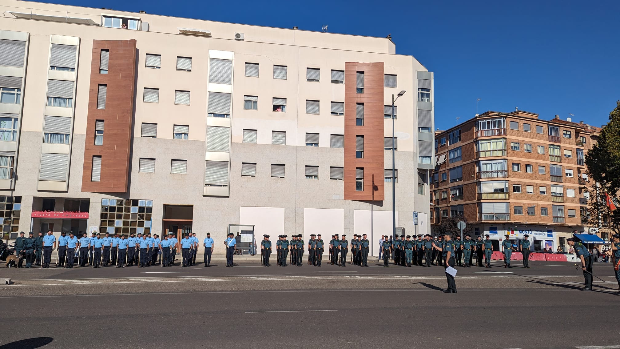 Así ha sido el ensayo general de la Guardia Civil de Zamora con motivo del Día del Pilar