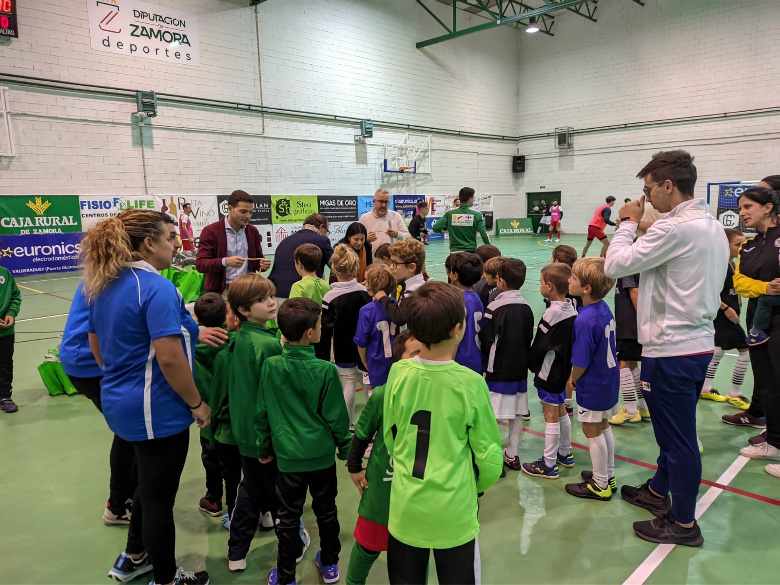 Imagen de archivo del IV Trofeo Diputación de Fútbol Sala con los más pequeños como protagonistas.