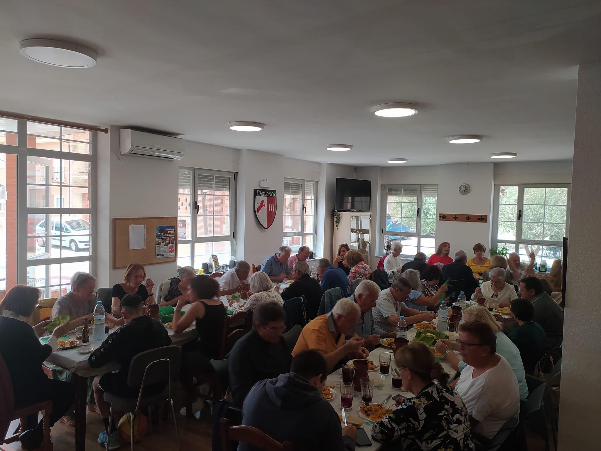 Comida de la Asociación de Jubilados 'Cristo de Morales del Vino'.