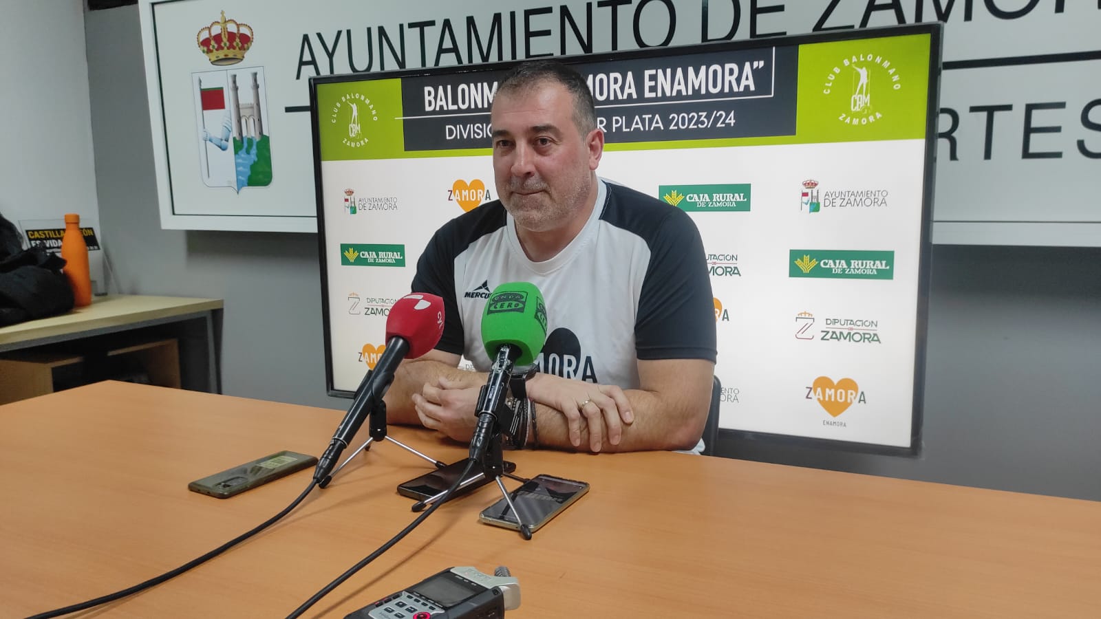 Fran González, entrenador del Balonmano Zamora.