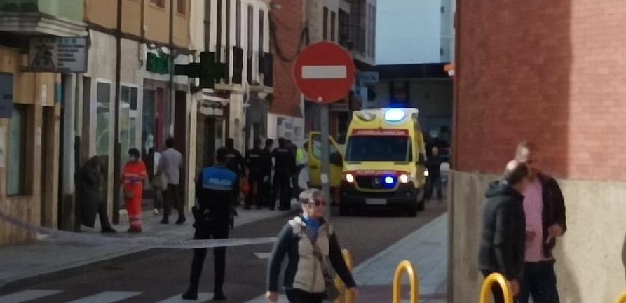 Imagen de los medios de emergencia en la zona